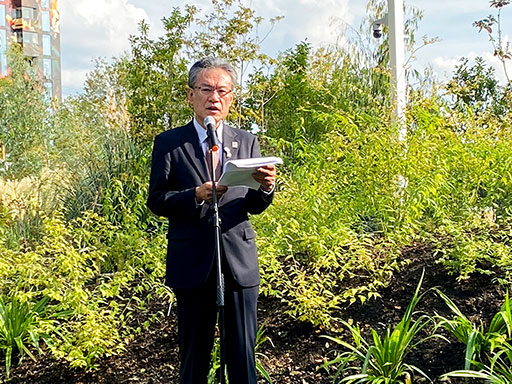 Our Secretary-General made speech at the reception